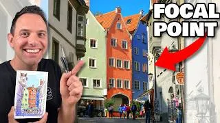 Thumbnail: The Focal Point Trick That Makes Any Street Sketch Work