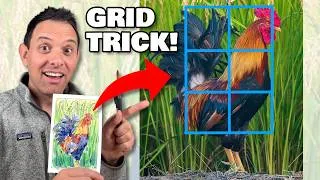 Thumbnail: The Grid Trick That Makes Any Animal Easy to Sketch | Urban Sketching Tutorial for Beginners