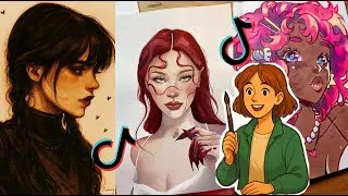 Thumbnail: Funny Art TikTok Moments 📖 Reimagined In My ART SKECHBOOK📌 PART #6