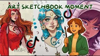 Thumbnail: Funny Art TikTok Moments 📖 Reimagined In My ART SKECHBOOK📌 PART #5