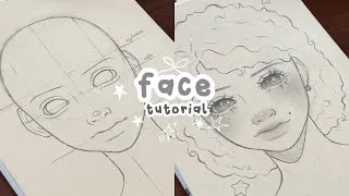 Thumbnail: How I draw face in my style - Step by Step