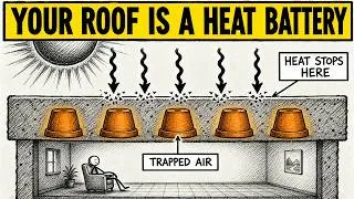 Thumbnail: How Buried Clay Pots Cut Roof Heat in Half WITHOUT Electricity