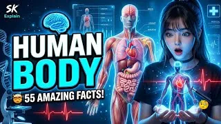 Thumbnail: Human Body Secrets 😱 55 Mind-Blowing Biology Facts