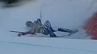 Thumbnail: Big SKI CRASH Peter Fill, Garmisch Partenkirchen - Worldcup Downhill - Abfahrt
