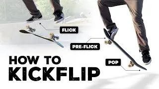 Thumbnail: How to Kickflip | Skateboard Trick Tutorial | Slow Motion