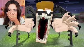 Thumbnail: Minecraft But If I Scare Her, I Win