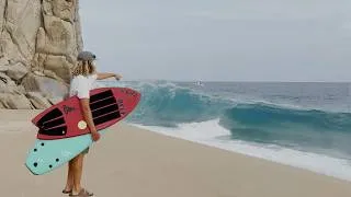 Thumbnail: Attempting to Skimboard Hurricane Swell in Cabo San Lucas