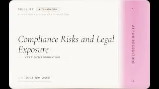 Thumbnail: AI for Recruiting: Compliance Risks and Legal Exposure