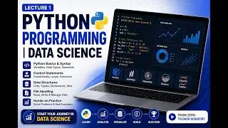 Thumbnail: Lecture 1 | Python Data Science Mastery | From Zero to Professional | Data Science | Skillify