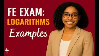 Thumbnail: Logarithm Crash Course | FE Concepts Explained