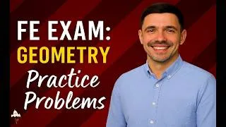 Thumbnail: Geometry on the FE Exam | Complete Review & Practice Problems