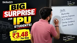 Thumbnail: Get All This at Just ₹3.48/Day 😱| BIG SURPRISE FOR IPU STUDENTS! | IPU Career Course