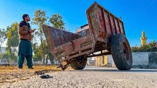 Thumbnail: FUNNY MOMENT IN PAKISTAN - Farm Tractor Wheel Comes Off Due to Heavy Load - @wonderingskills1