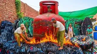 Thumbnail: EXTREME METHOD of a Pakistani Factory Turning Plastic Waste into a Table - @TopWorks​