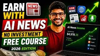 Thumbnail: AI News Se Paise kaise? | AI News Business FREE Full Course 2026