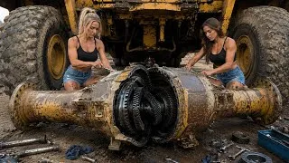 Thumbnail: Incredible $2000 Caterpillar Gear Repair 😳 Old Broken Giant Gear Rebuilt Like New