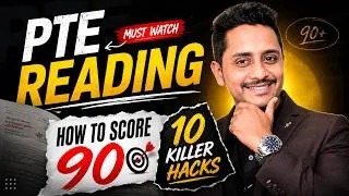 Thumbnail: Score 90 in PTE Reading? Watch This Before Your Exam! 🔥