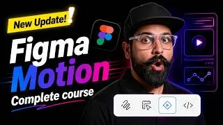 Thumbnail: Figma Motion Animations, amazing figma updates by skillsterr formerly graphics guruji