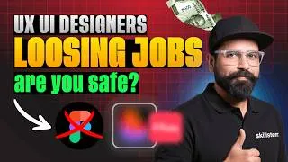 Thumbnail: UX Designers loosing job, are you safe? A research by SKillsterr graphics guruji