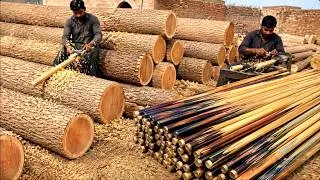 Thumbnail: From Cheap Wood Pallets to Royal Snooker Sticks in The Detailed Making Process