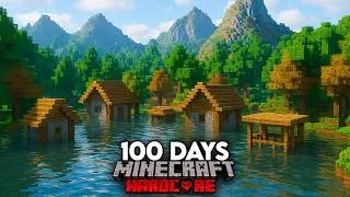 Thumbnail: I Survived 100 DAYS in a Natural Apocalypse in Minecraft Hardcore