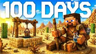 Thumbnail: I Survived 100 Days In a Desert In Realistic Hardcore Minecraft