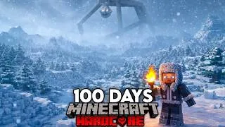 Thumbnail: I Survived 100 Days in ETERNAL WINTER in Minecraft Hardcore