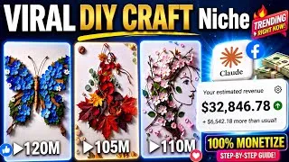Thumbnail: How to Make Viral DIY Craft Videos with FREE AI Tools | Facebook Monetization 2026