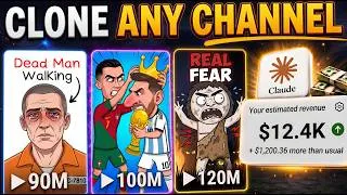 Thumbnail: How to Clone Any Viral YouTube Channel with Claude AI | Create Viral 2D Documentary Videos