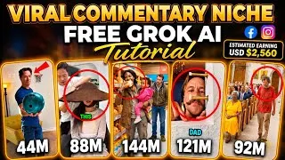 Thumbnail: Create Viral VIRUM-Style Commentary Videos with FREE Grok AI (100% Monetizable Method)