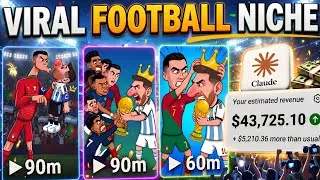 Thumbnail: Create Viral Football Videos with NEW AI Tool 🤯 (100% FREE) | Faceless YouTube Automation 2026