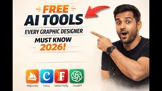Thumbnail: FREE AI TOOLS EVERY GRAPHIC DESIGNER YOU MUST KNOW 2026 | Top 10 Designer AI tools MUST TRY!! |