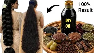 Thumbnail: DIY Hair Growth SECRET Oil For EXTREMELY Long & Thicker Shiny Hair!!😍💥Stop Hair Fall 💯
