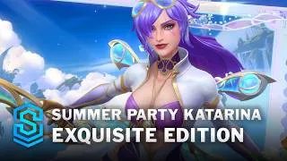 Thumbnail: Summer Party Katarina Exquisite Edition Wild Rift Skin Spotlight