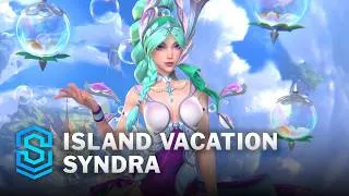 Thumbnail: Island Vacation Syndra Wild Rift Skin Spotlight