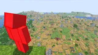 Thumbnail: Minecraft, but Every Structure Spawns at Once