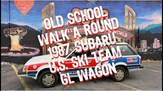Thumbnail: 1987 Subaru GL 4WD U.S. Ski Team Station Wagon Walk-a-round