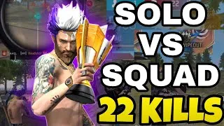 Thumbnail: 22 Kills SOLO vs SQUAD in Free Fire India | Epic Gameplay + Funny Commentary (Skizar)