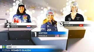 Thumbnail: Women's Slalom - Highlights & Interview- Are SWE - 2024