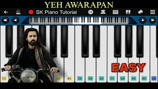 Thumbnail: Yeh Awarapan - Awarapan 2 | EASY Piano Tutorial