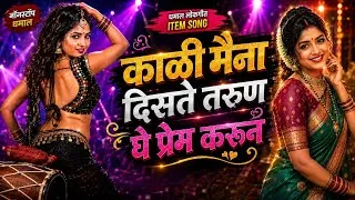 Thumbnail: ही लावू नका साउंड फाटेल 🫨😰| Nonstop Lokgeet | गाडीत जोरात वाजणारी गाणी | Kali Maina | SK Brothers 