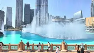 Thumbnail: Dubai Fountain Day Show 4K HDR | Beautiful Water Performance in Downtown Dubai