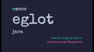 Thumbnail: Java programming in Emacs using Eglot