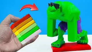 Thumbnail: Making Hulk Superhero robot Hulk with Polymer Clay 🧟‍♂️ Polymer Clay Speed Build