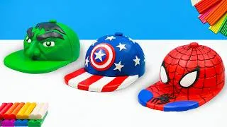 Thumbnail: Making Baseball Cap Superheroes Spider-man x Hulk x Captain America Fusion with Polymer Clay