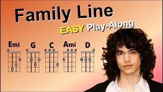 Thumbnail: Family Line (Conan Gray) EASY Ukulele Chord and Lyric Play-Along