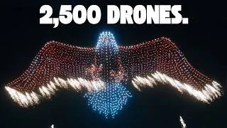 Thumbnail: 2,500 Drones! Fourth of July Drone Show for America's 250th