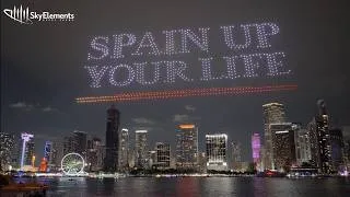 Thumbnail: Spain Up Your Life (Miami Drone Show) | Sky Elements Drone Shows