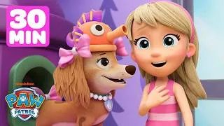 Thumbnail: Best Moments in the PAW Patrol Salon! 🎀 with Katie & Liberty! | 30 Minutes | Skye and Friends