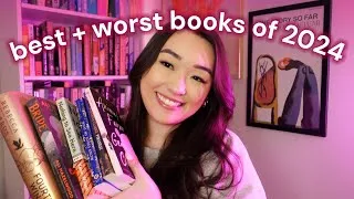 Thumbnail: my top 5 best + worst books of 2024